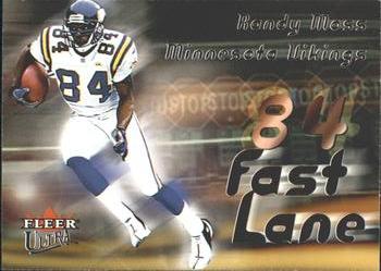 2000 Ultra - Fast Lane #9 FL Randy Moss Front
