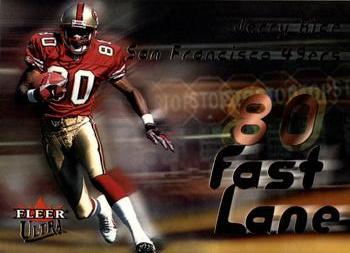 2000 Ultra - Fast Lane #13 FL Jerry Rice Front