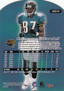 2000 Ultra - Gold Medallion #52G Keenan McCardell Back