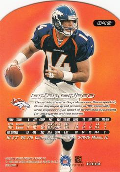2000 Ultra - Gold Medallion #84G Brian Griese Back