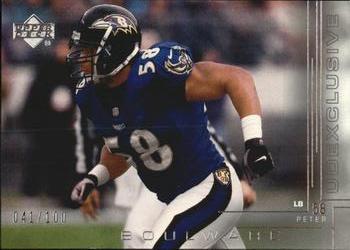 2000 Upper Deck - UD Exclusives Silver #21 Peter Boulware Front