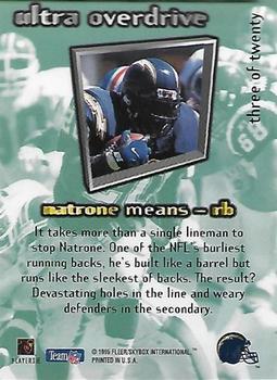 1995 Ultra - Overdrive #3 Natrone Means Back