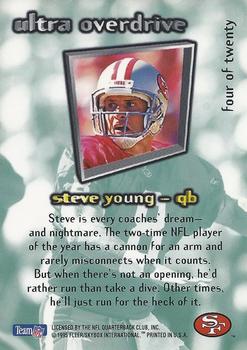 1995 Ultra - Overdrive #4 Steve Young Back