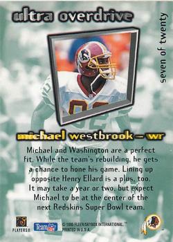 1995 Ultra - Overdrive #7 Michael Westbrook Back
