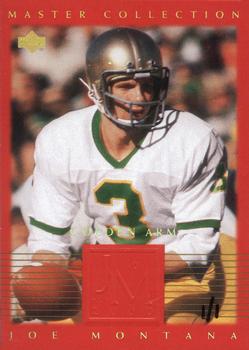 2000 Upper Deck Montana Master Collection - Mystery Inserts #1 Joe Montana Front