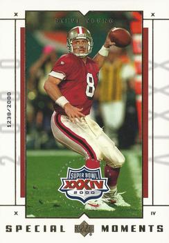2000 Upper Deck Super Bowl XXXIV Special Moments 3x5 #7 Steve Young Front