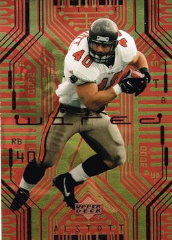2000 Upper Deck - Wired #W11 Mike Alstott Front