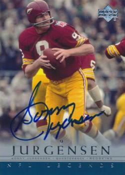 2000 Upper Deck Legends - Autographs #SJ Sonny Jurgensen Front