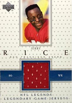 2000 Upper Deck Legends - Legendary Game Jerseys #LJ-JR Jerry Rice Front