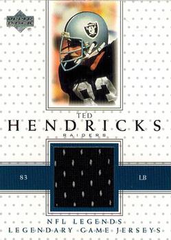 2000 Upper Deck Legends - Legendary Game Jerseys #LJ-TH Ted Hendricks Front