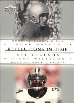 2000 Upper Deck Legends - Reflections in Time #R3 Doak Walker / Ricky Williams Front