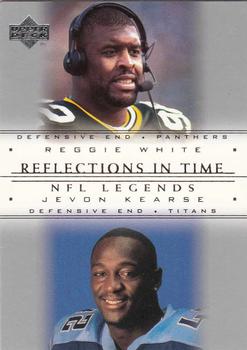 2000 Upper Deck Legends - Reflections in Time #R5 Reggie White / Jevon Kearse Front