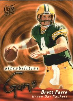 1995 Ultra - Ultrabilities #9 Brett Favre Front