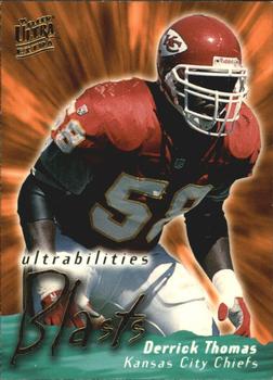 1995 Ultra - Ultrabilities #22 Derrick Thomas Front
