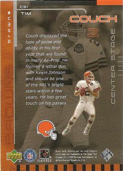 2000 Upper Deck Ovation - Center Stage #CS1 Tim Couch Back