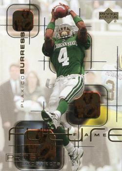 2000 Upper Deck Pros & Prospects - Future Fame #FF5 Plaxico Burress Front