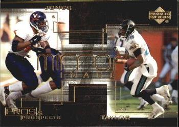 2000 Upper Deck Pros & Prospects - Mirror Image #M1 Thomas Jones / Fred Taylor Front