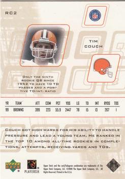 2000 Upper Deck Pros & Prospects - Report Card #RC2 Tim Couch Back