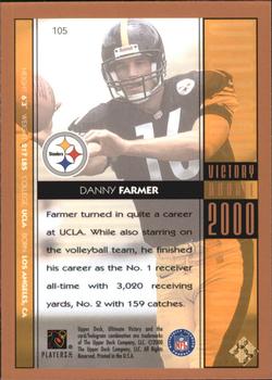 2000 Upper Deck Ultimate Victory - Parallel #105 Danny Farmer Back