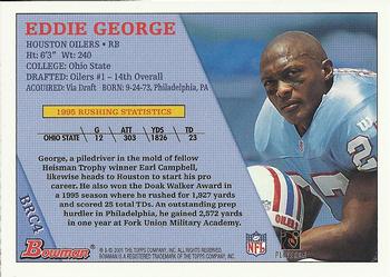 2001 Bowman - 1996 Rookies #BRC4 Eddie George Back