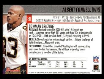 2001 Bowman - Gold #66 Albert Connell Back