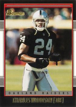 2001 Bowman - Gold #116 Charles Woodson Front