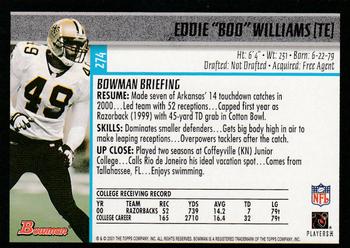 2001 Bowman - Gold #274 Eddie 