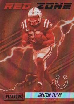 2022 Panini Playbook - Red Zone #RZ-9 Jonathan Taylor Front