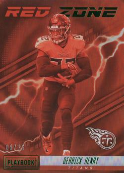2022 Panini Playbook - Red Zone Green #RZ-14 Derrick Henry Front