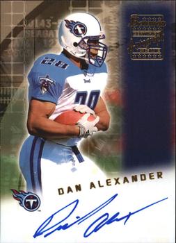 2001 Bowman - Rookie Autographs #BA-DA Dan Alexander Front