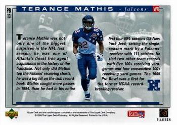 1995 Upper Deck - Pro Bowl #PB13 Terance Mathis Back