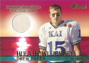 2001 Bowman - Bowl Jerseys #BJ-DB Drew Brees Front