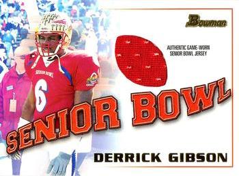 2001 Bowman - Bowl Jerseys #BJ-DG Derrick Gibson Front