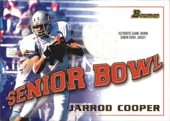 2001 Bowman - Bowl Jerseys #BJ-JC Jarrod Cooper Front