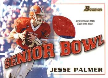 2001 Bowman - Bowl Jerseys #BJ-JP Jesse Palmer Front