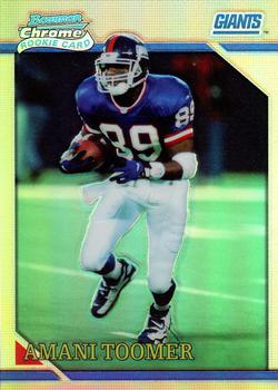2001 Bowman Chrome - 1996 Rookies Refractor #BRC9 Amani Toomer Front