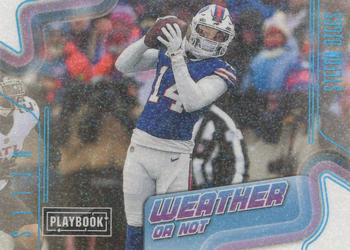 2022 Panini Playbook - Weather or Not #WN-1 Stefon Diggs Front