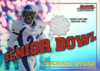 2001 Bowman Chrome - Rookie Relics #BCR-MS Michael Stone Front