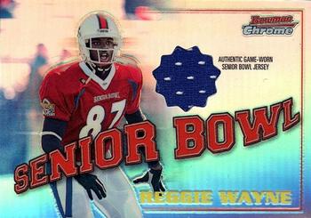 2001 Bowman Chrome - Rookie Relics #BCR-RW Reggie Wayne Front