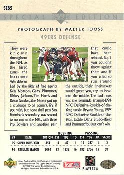 1995 Upper Deck - Special Edition #SE85 49ers Defense Back