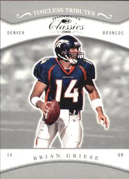2001 Donruss Classics - Timeless Tributes #24 Brian Griese Front