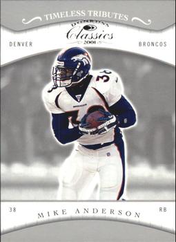 2001 Donruss Classics - Timeless Tributes #27 Mike Anderson Front