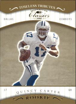 2001 Donruss Classics - Timeless Tributes #106 Quincy Carter Front