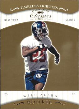 2001 Donruss Classics - Timeless Tributes #147 Will Allen Front