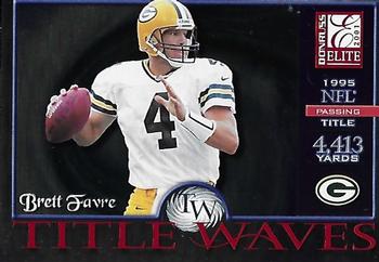 2001 Donruss Elite - Title Waves #TW-3 Brett Favre Front