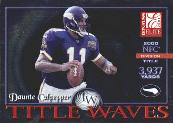 2001 Donruss Elite - Title Waves #TW-23 Daunte Culpepper Front