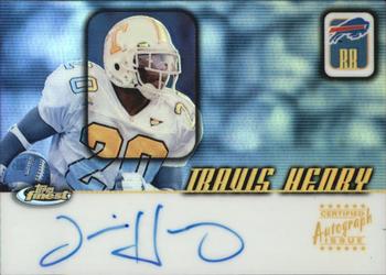 2001 Finest - Autographs #FA-TH Travis Henry Front