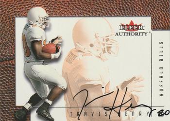 2001 Fleer Authority - Autographs #NNO Travis Henry Front