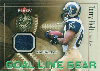 2001 Fleer Authority - Goal Line Gear #NNO Torry Holt Front