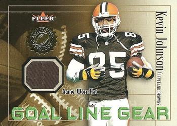 2001 Fleer Authority - Goal Line Gear #NNO Kevin Johnson Front